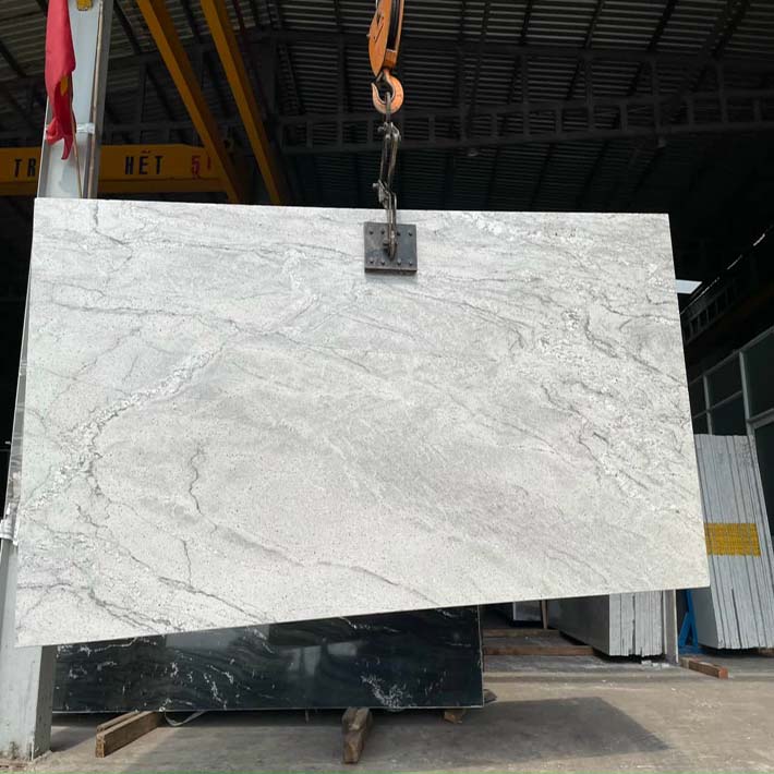 đá hoa cương marble onyx trắng vân xanh